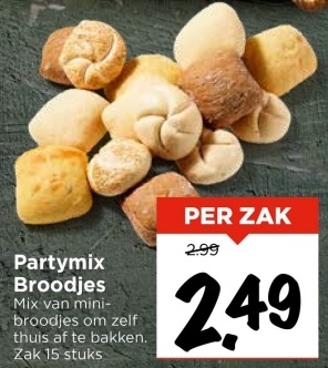 Aanbieding: Partymix Broodjes