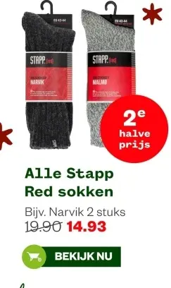 Aanbieding: Stapp Red sokken