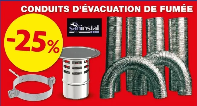 Offre: Saninstal Conduits d'évacuation de fumée