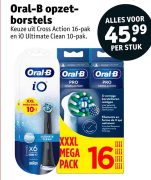 Aanbieding: Oral-B opzet-borstels