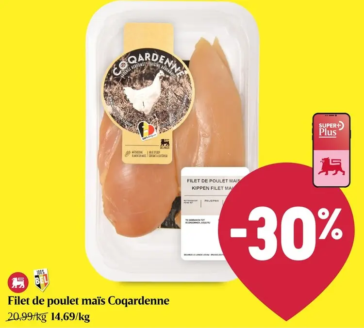 Offre: Filet de poulet maïs Coqardenne