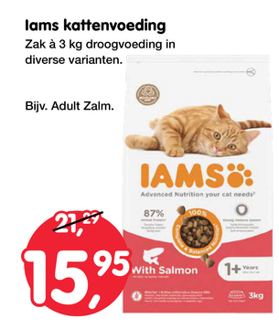 Aanbieding: lams kattenvoeding Adult Zalm