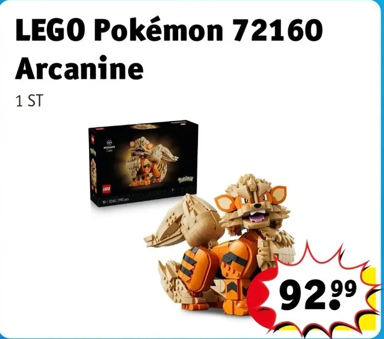 Aanbieding: LEGO Pokémon 72160 Arcanine