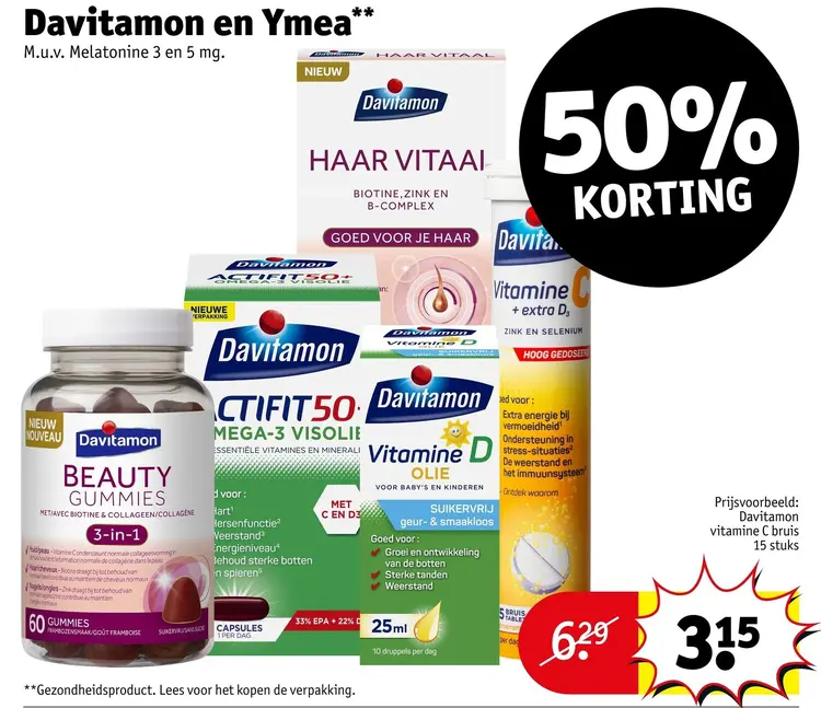 Aanbieding: Gummies, tabletten en supplementen