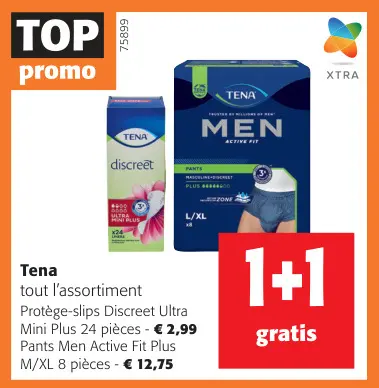 Offre: Tena tout l'assortiment