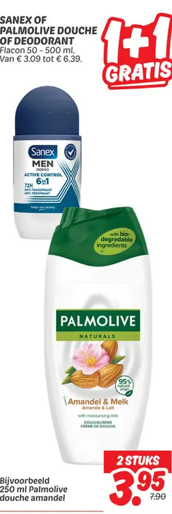Aanbieding: Sanex or Palmolive Shower or Deodorant