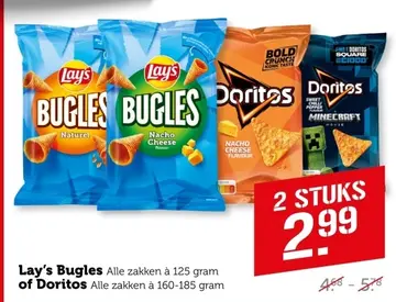 Aanbieding: Lay's Bugles of Doritos