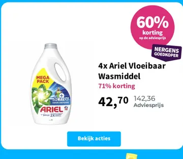 Aanbieding: Ariel Vloeibaar Wasmiddel