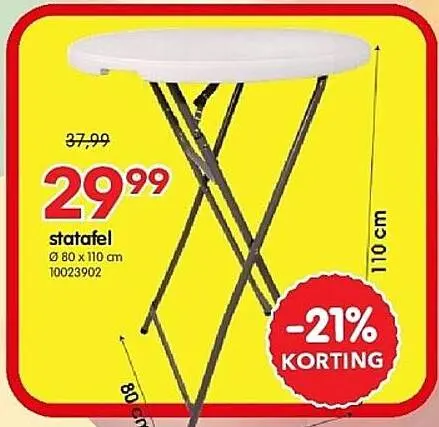 Promotie: statafel