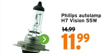 Aanbieding: Philips autolamp H7 Vision