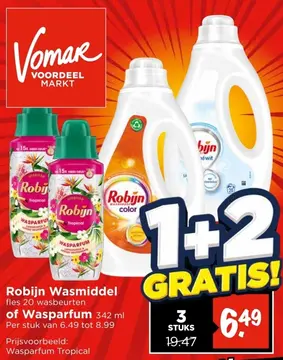Aanbieding: Robijn Wasmiddel of Wasparfum