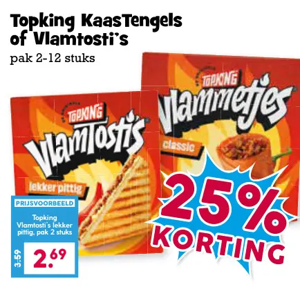 Aanbieding: KaasTengels of Vlamtosti's