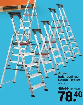 Aanbieding: Altrex huishoudtrap Double Decker