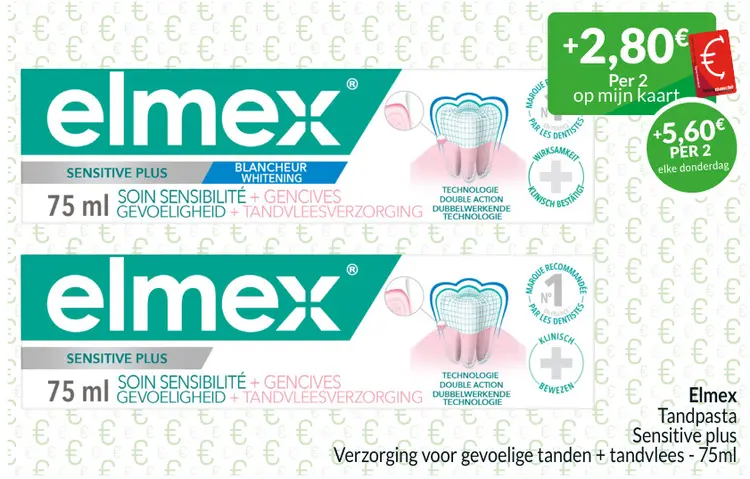 Promotie: Elmex Tandpasta Sensitive plus