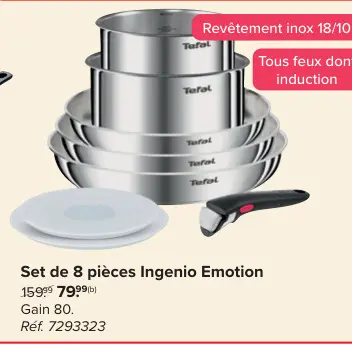 Offre: Set de 8 pièces Ingenio Emotion