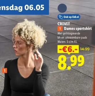 Aanbieding: Dames sportshirt
