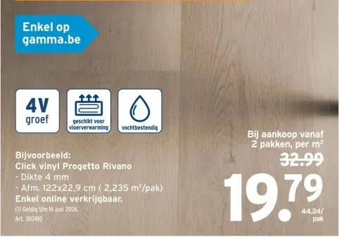 Promotie: Click vinyl Progetto Rivano