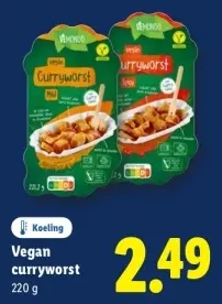 Aanbieding: Vegan curryworst