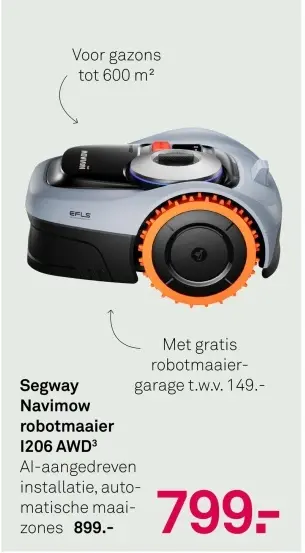 Aanbieding: Navimow robotmaaier I206 AWD3