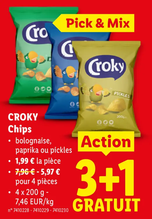Offre: Chips
