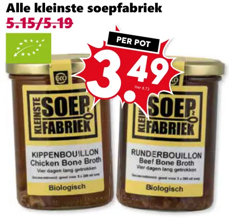 Aanbieding: Alle kleinste Soepfabriek
