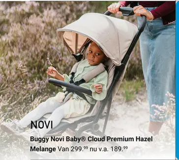 Aanbieding: Buggy Novi Baby® Cloud Premium Hazel Melange
