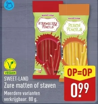Aanbieding: Zure matten of staven