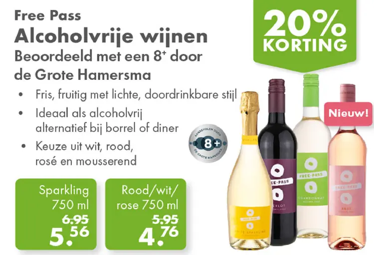 Aanbieding: Alcoholvrije wijnen