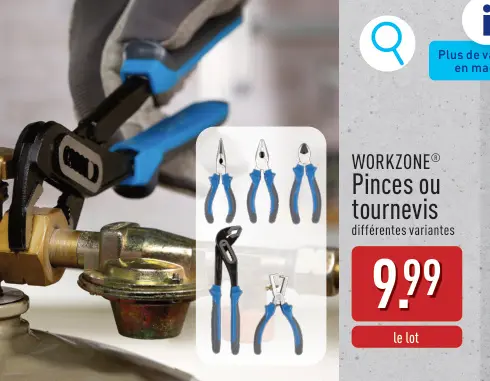 Offre: Pinces ou tournevis