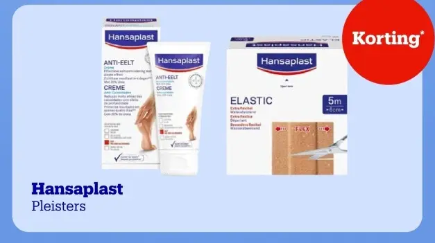 Aanbieding: Hansaplast Anti-Eelt Crème & Elastic Pleister