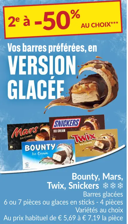 Offre: Barres glacées