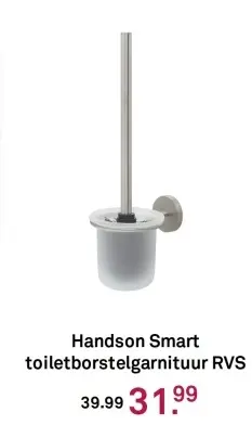 Aanbieding: Smart toiletborstelgarnituur RVS