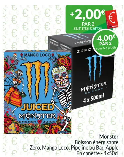 Offre: Boisson énergisante