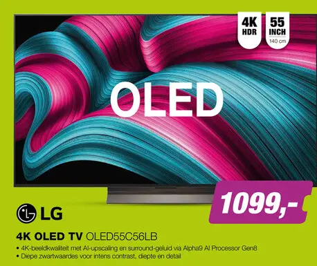 Aanbieding: 4k oled tv oled55c56lb