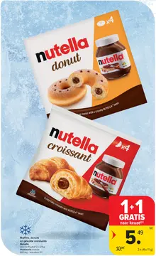 Aanbieding: Muffins, donuts en gevulde croissants