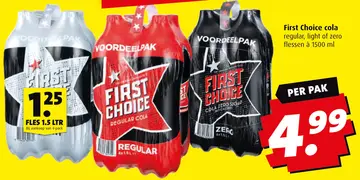 Aanbieding: First Choice cola