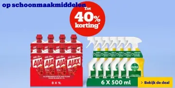 Aanbieding: schoonmaakmiddelen