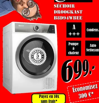 Offre: Séchoir droogkast b8d94wbee