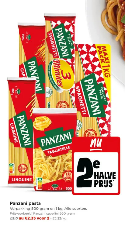 Promotie: Panzani pasta