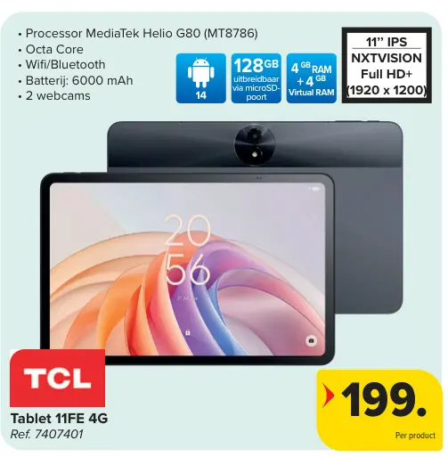 Promotie: Tablet 11FE 4G