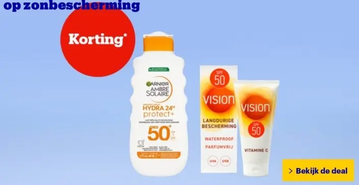 Aanbieding: Op zonbescherming