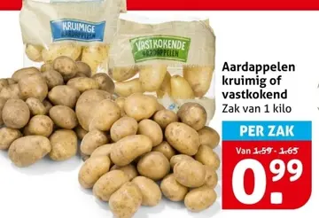 Aanbieding: Aardappelen kruimig of vastkokend