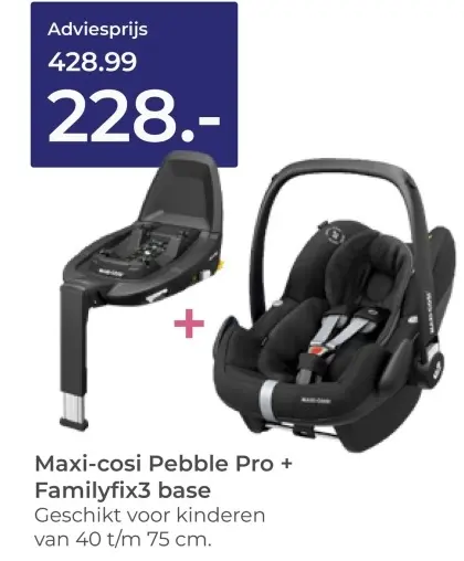 Aanbieding: Pebble Pro + Familyfix3 base