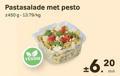 Promotie: Pastasalade met pesto
