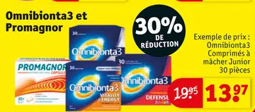 Offre: Omnibionta3 et Promagnor