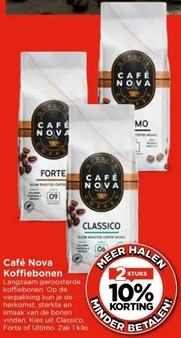 Aanbieding: Café Nova Koffiebonen