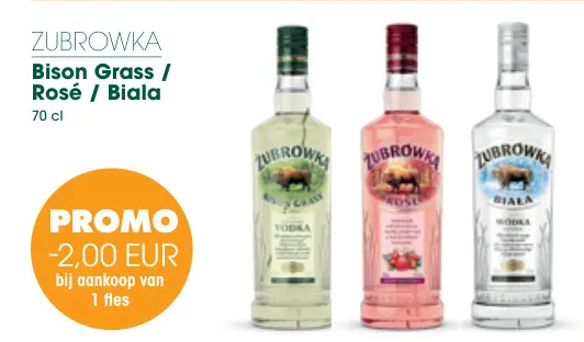 Promotie: Bison Grass / Rosé / Biala