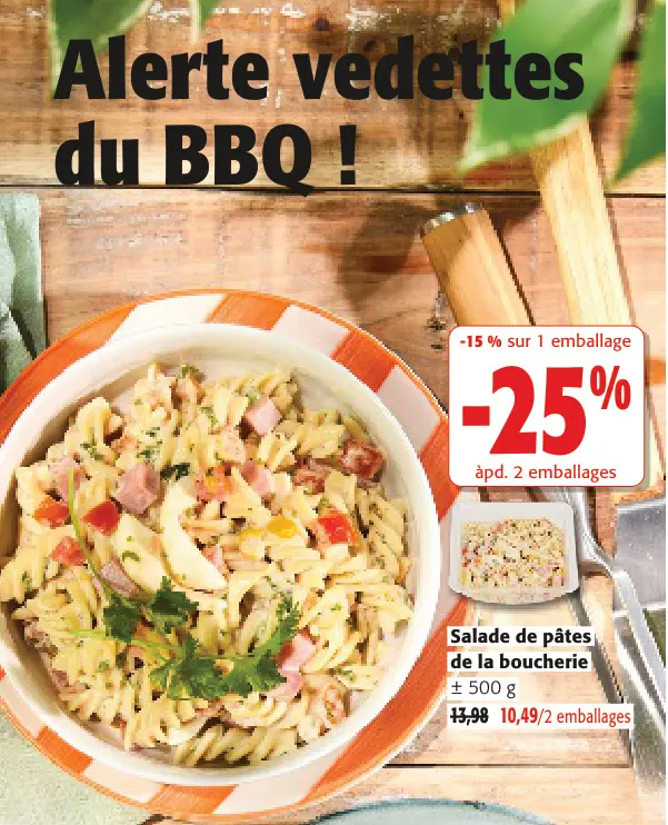 Offre: Salade de pâtes