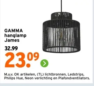 Aanbieding: hanglamp James