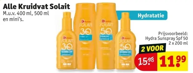 Aanbieding: Hydra Sunspray Spf 50